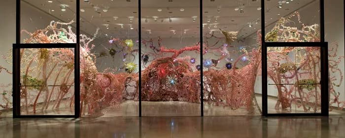 Vue de l'installation The Great Indoors d'Aurora Robson